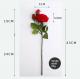 2 Stems Simulation Roses Real Touch Artificial Flowers