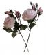 2 Stems Simulation Roses Real Touch Artificial Flowers